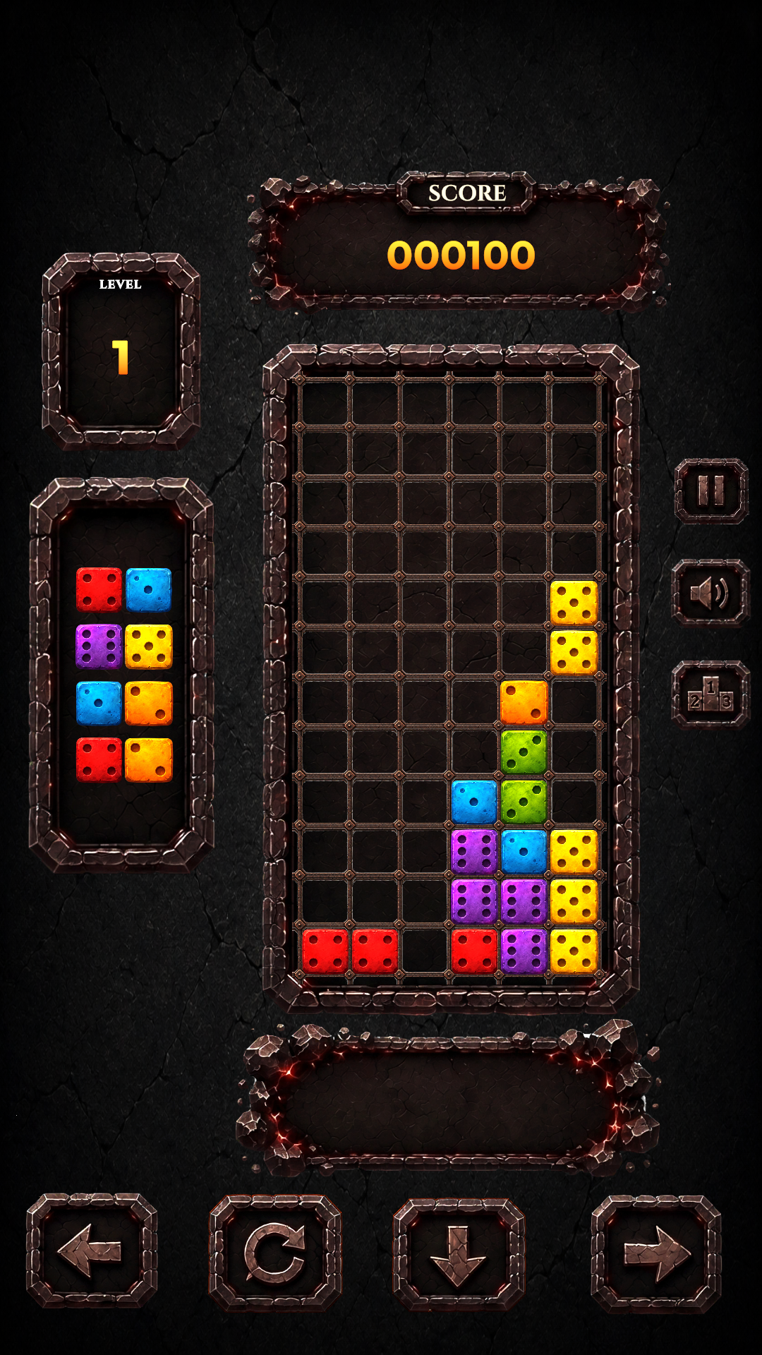 Dice Crush: Drop & Position